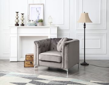 Glory Furniture Pompano G782A-C Chair , DARK GRAY