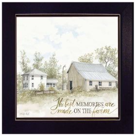 "The Best Memories" by Cindy Jacobs, Ready to Hang Framed Print, Black Frame