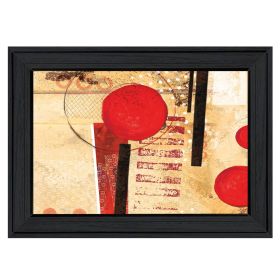 "Circular Abstract" by Cloverfield & Co, Ready to Hang Framed Print, Black Frame