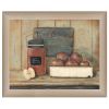 "Apple Butter" by Pam Britton, Ready to Hang Framed print, Taupe Frame