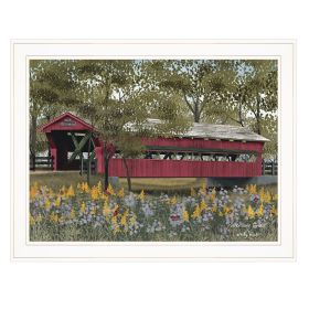 "Pottersburg Bridge" by Billy Jacobs, Ready to Hang Framed Print, White Frame