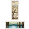 "I met You/Living your Dreams" 2-Piece Vignette by Marla Rae, White Frame