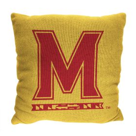 Maryland OFFICIAL NCAA "Invert" Woven Pillow; 20" x 20"