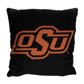 Oklahoma State OFFICIAL NCAA "Invert" Woven Pillow; 20" x 20"