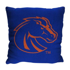 Boise State OFFICIAL NCAA "Invert" Woven Pillow; 20" x 20"