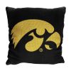 Iowa OFFICIAL NCAA "Invert" Woven Pillow; 20" x 20"