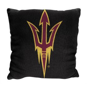 Arizona State OFFICIAL NCAA "Invert" Woven Pillow; 20" x 20"