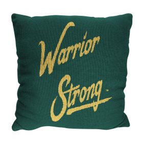 Wayne State OFFICIAL NCAA "Invert" Woven Pillow; 20" x 20"