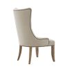 Button Tufted Captain Accent Chair