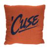 Syracuse OFFICIAL NCAA "Invert" Woven Pillow; 20" x 20"