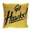 Iowa OFFICIAL NCAA "Invert" Woven Pillow; 20" x 20"