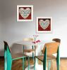 "Love is Patient / Measure" 2-Piece Vignette by Cindy Jacobs, White Frame