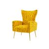 COOLMORE Accent Chair ,leisure single chair with Rose Golden feet