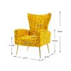 COOLMORE Accent Chair ,leisure single chair with Rose Golden feet