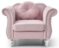 Glory Furniture Hollywood G0664A-C Chair , PINK