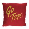 Maryland OFFICIAL NCAA "Invert" Woven Pillow; 20" x 20"