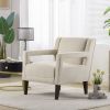 28.5" Wide Hollow Shape Arm Accent Chair