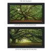 "Tree Arbors" 2-Piece Vignette by Moises Levy, Black Frame