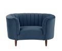 ACME Millephri Chair in Blue Velvet LV00171