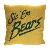 Baylor OFFICIAL NCAA "Invert" Woven Pillow; 20" x 20"