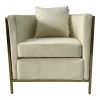 Beige and Gold Sofa Chair