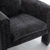 Modern Style Accent Chair Armchair for Living Room, Bedroom, Guest Room,Office,Rock Black