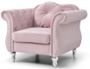 Glory Furniture Hollywood G0664A-C Chair , PINK