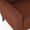 Fabric Accent Chair for Living Room, Bedroom Button Tufted Upholstered Comfy Reading Accent Chairs Sofa (Brown)