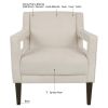 28.5" Wide Hollow Shape Arm Accent Chair