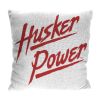 Nebraska OFFICIAL NCAA "Invert" Woven Pillow; 20" x 20"