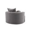 COOLMORE Modern swivel accent chair barrel chair for hotel living room / Modern leisure chair