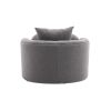 COOLMORE Modern swivel accent chair barrel chair for hotel living room / Modern leisure chair