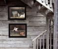 "Bacon & Eggs" 2-Piece Vignette by Billy Jacobs, Black Frame