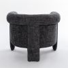 Modern Style Accent Chair Armchair for Living Room, Bedroom, Guest Room,Office,Rock Black