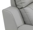 Global United Modern Reclining Leather Air Upholstered Chair