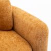 Mid Century Modern Barrel Accent Chair Armchair for Living Room, Bedroom, Guest Room,Office, pumpkin orange