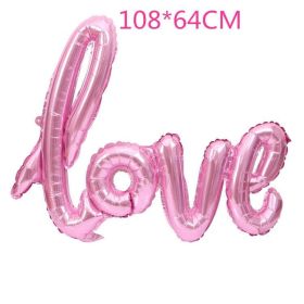 18inch Round White Gold Glitter Print Mr & Mrs LOVE foil Balloons bride to be marriage Wedding Decor Valentine Day Supplies (Color: B04)