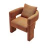 30.51" Wide Boucle Upholstered Accent Chair