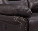 Global United Leather Air Upholstered Reclining Chair with Fiber Back