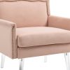 COOLMORE Accent Chair ,Living Room Chair / leisure single sofa with acrylic feet