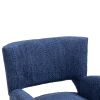 Fabric Accent Arm Chair with Upholstered seat, backrest Chair with Solid Wood Legs, for Living Room, Bedroom, Office,Waiting Rooms