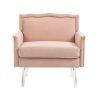 COOLMORE Accent Chair ,Living Room Chair / leisure single sofa with acrylic feet