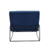 COOLMORE Accent Chair - Modern Industrial Slant Armchair with Metal Frame - Premium High Density Soft Single chair for Living Room Bedroom