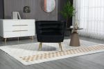 COOLMORE Accent Chair ,leisure single chair with Golden feet