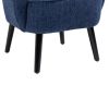 Fabric Accent Arm Chair with Upholstered seat, backrest Chair with Solid Wood Legs, for Living Room, Bedroom, Office,Waiting Rooms